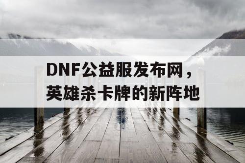 DNF公益服发布网，英雄杀卡牌的新阵地