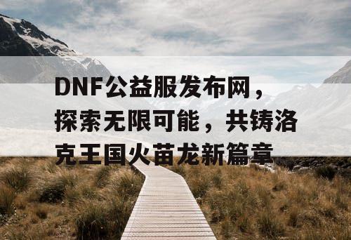 DNF公益服发布网，探索无限可能，共铸洛克王国火苗龙新篇章