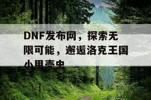 DNF发布网，探索无限可能，邂逅洛克王国小甲壳虫