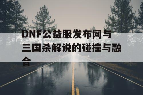 DNF公益服发布网与三国杀解说的碰撞与融合